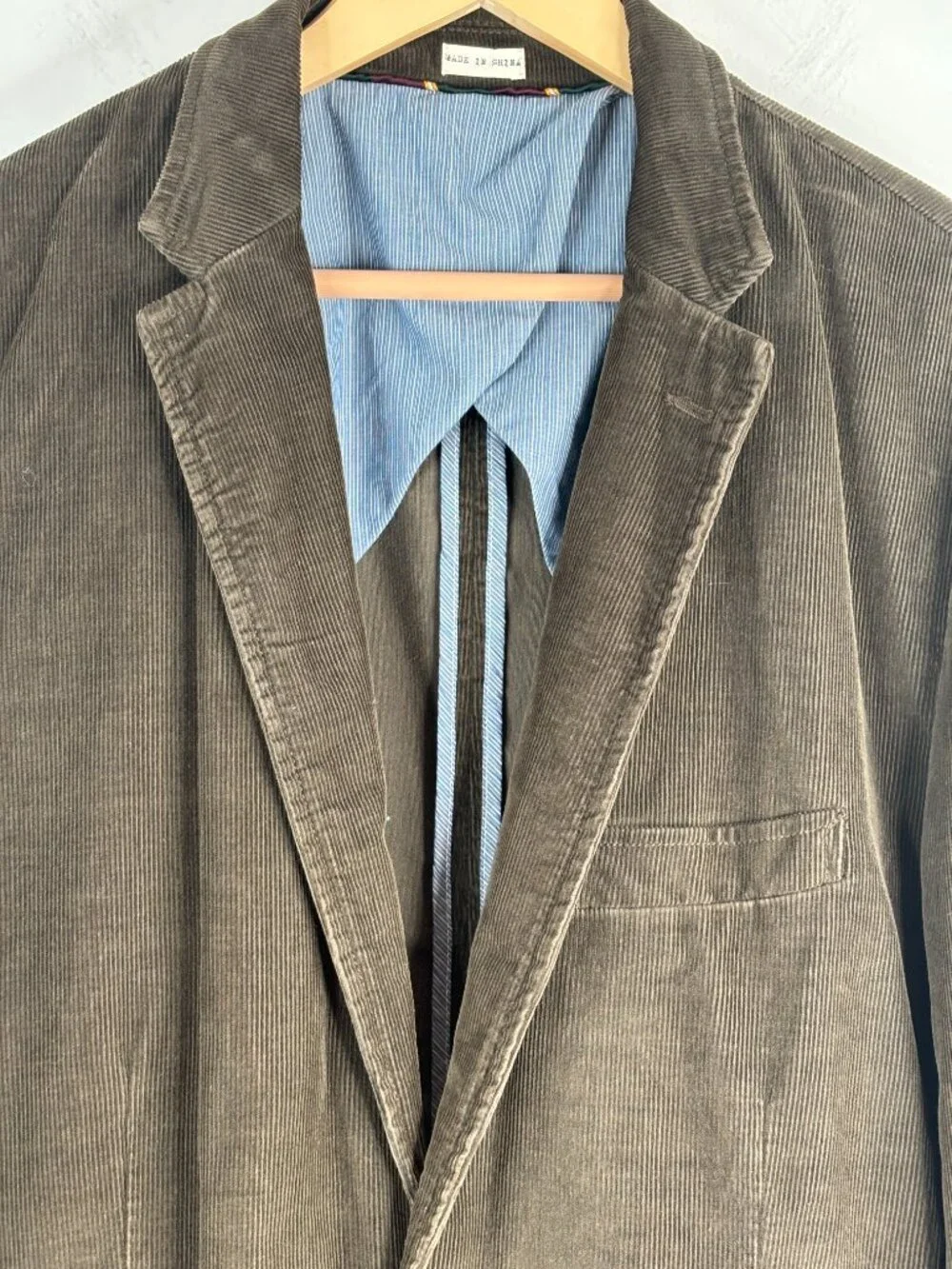 J Crew Mens XLT Corduroy Blazer Vintage Cord Jacket Academia Old Money Brown